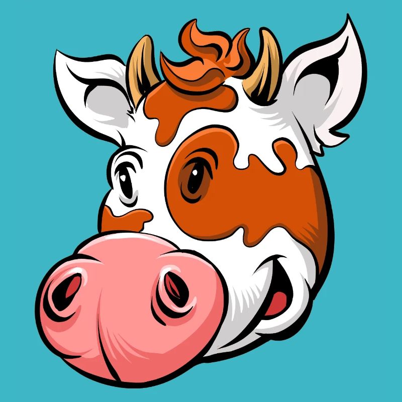 Vache de dessin animé
