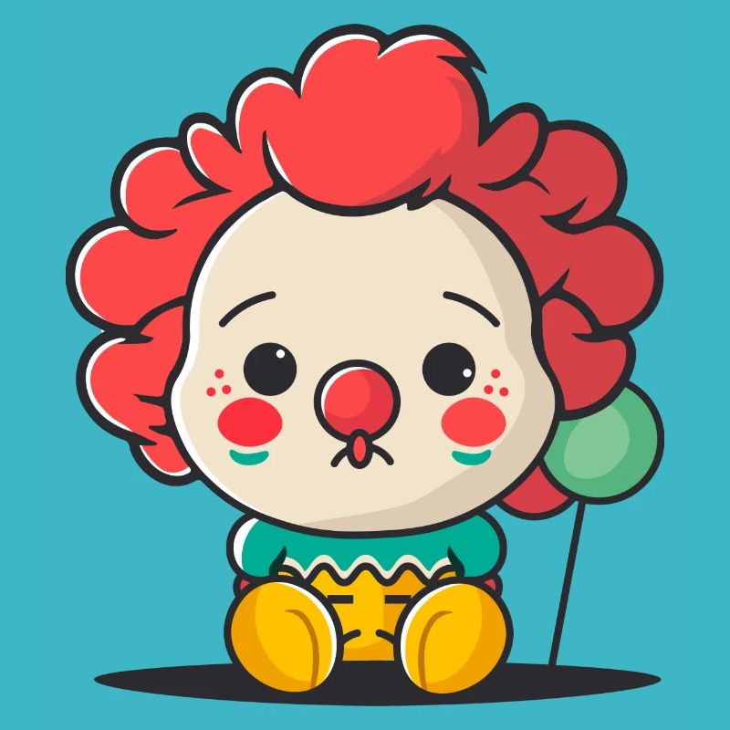 Niedliche Clown-Illustration