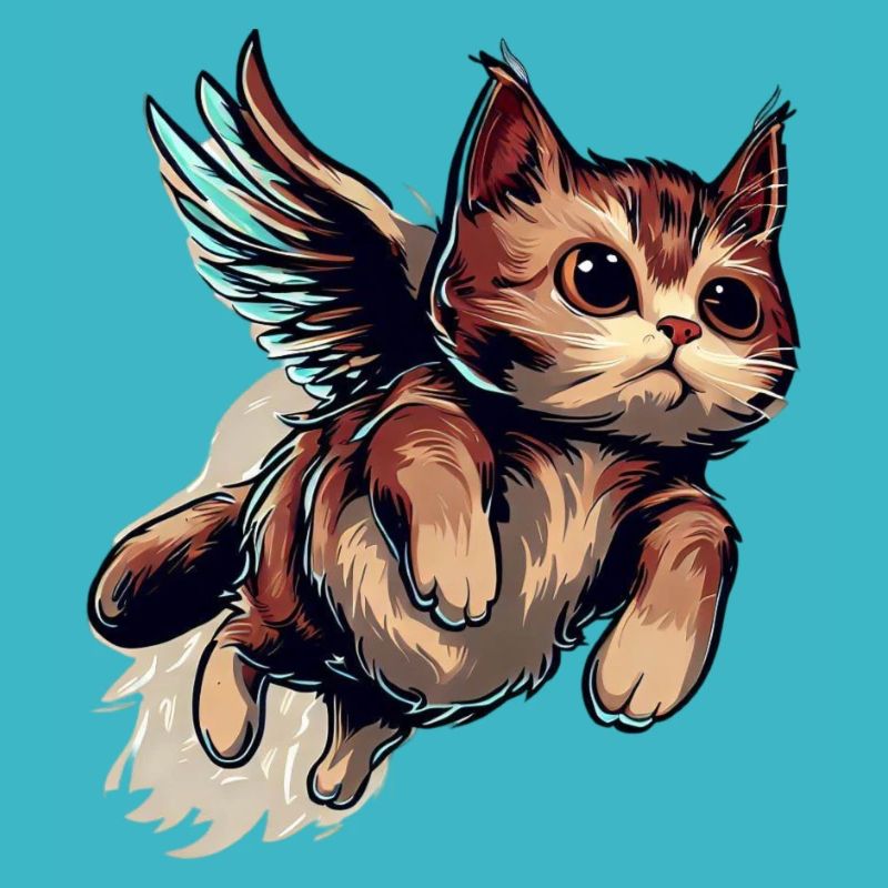 Chat volant