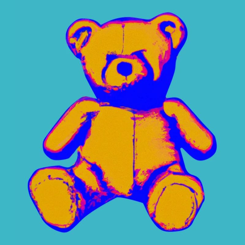 Teddy Bär im Stil