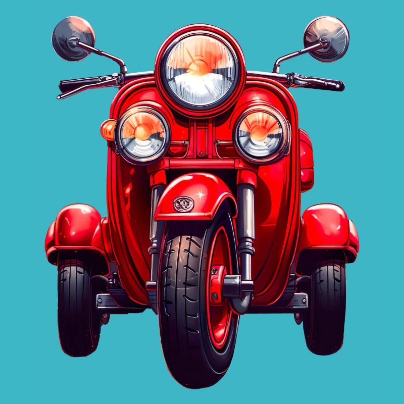 Motorroller sind Zeugen einer vergangenen Zeit