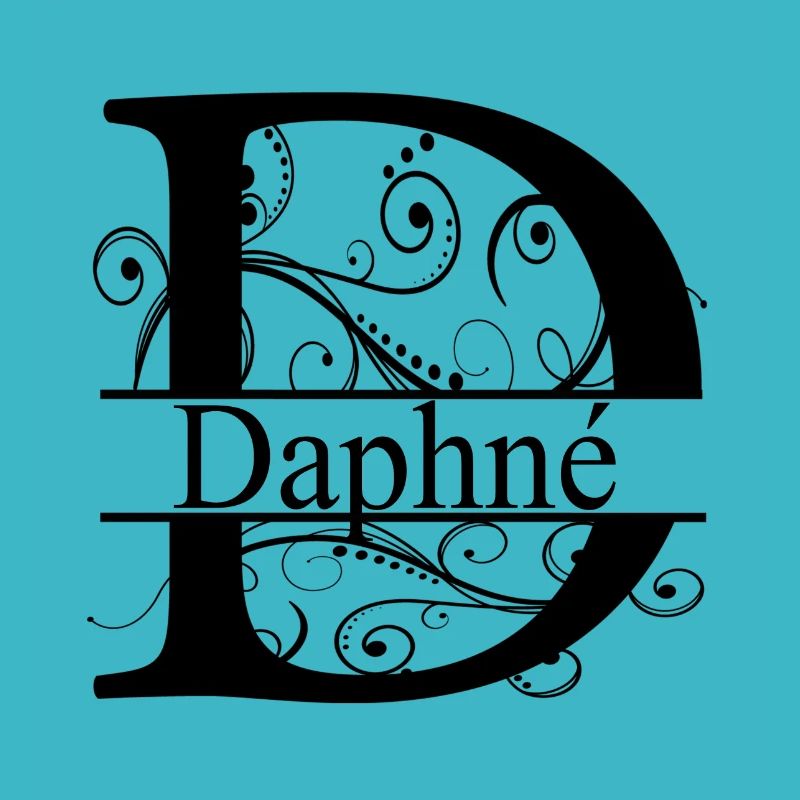 Monogram avec le prénom Daphné