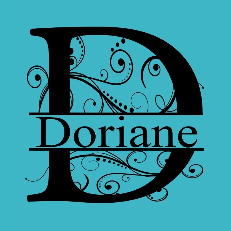 Monogram with the name Doriane