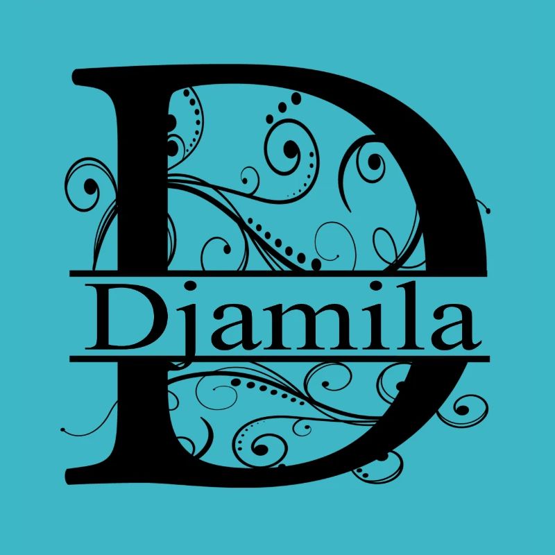 Monogram avec le prénom Djamila
