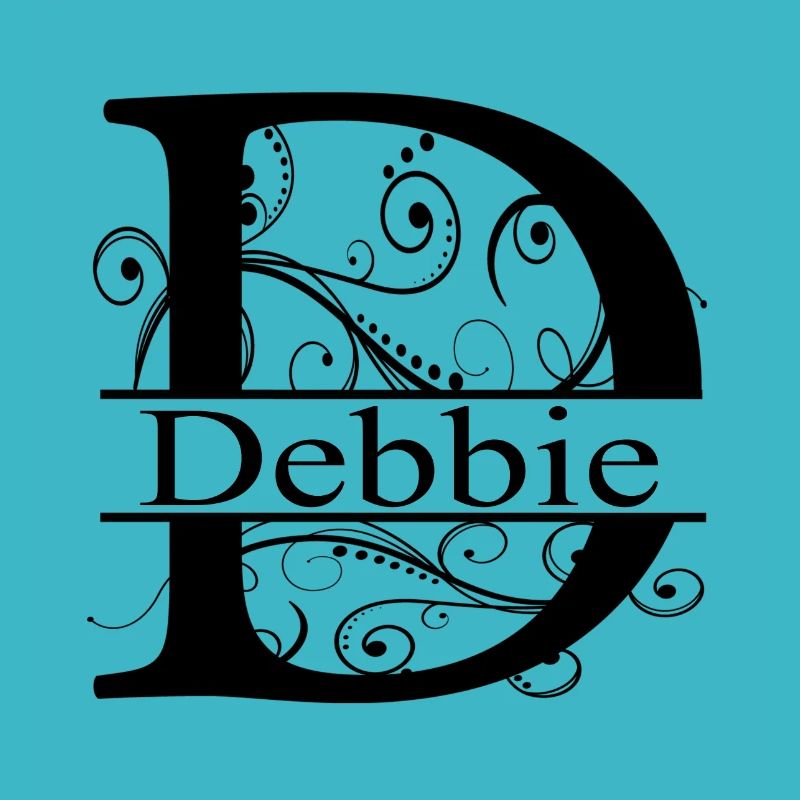 Monogram with name Debbie