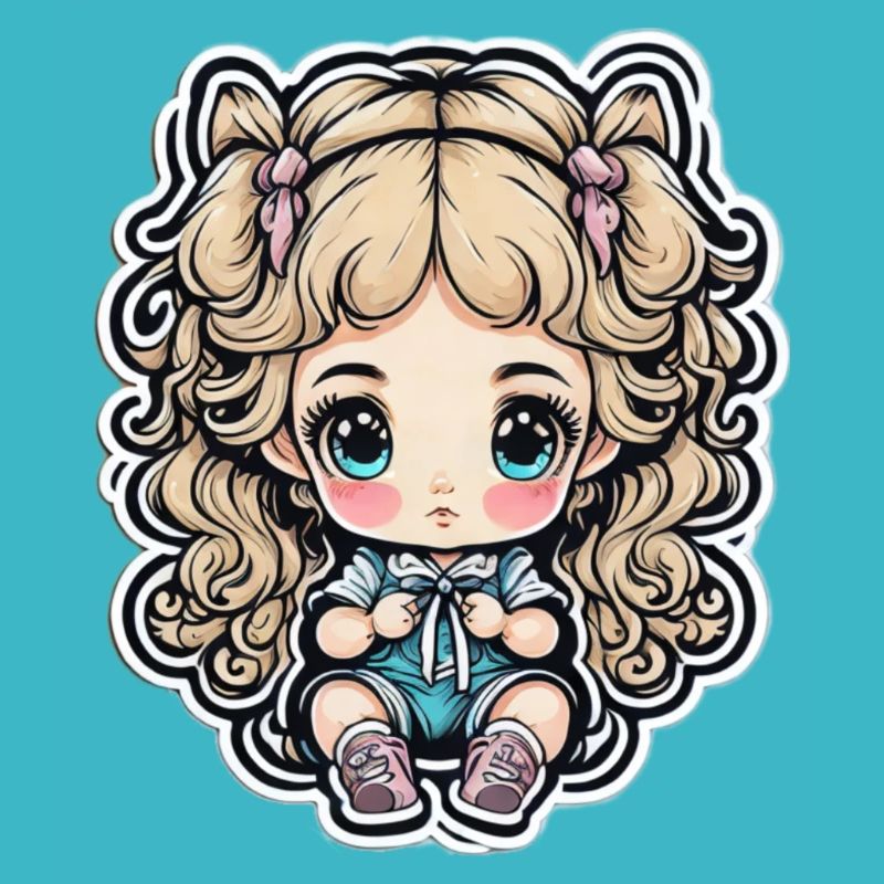 Blonde Puppe