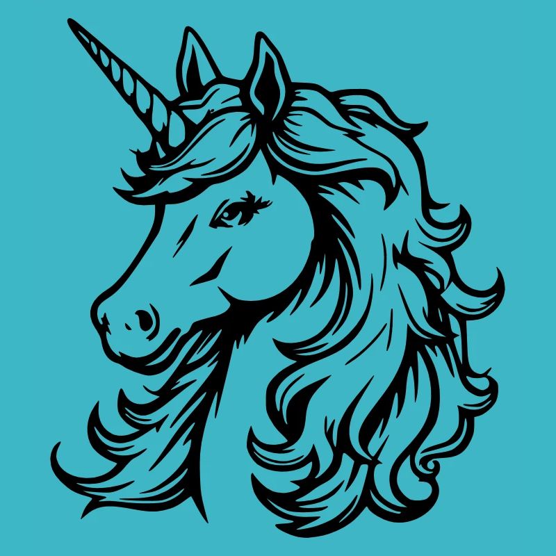 Schlichtes Einhorn-Design