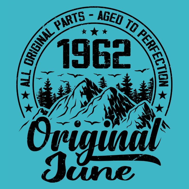 1962 June Original: 62 Years Anniversary Gift