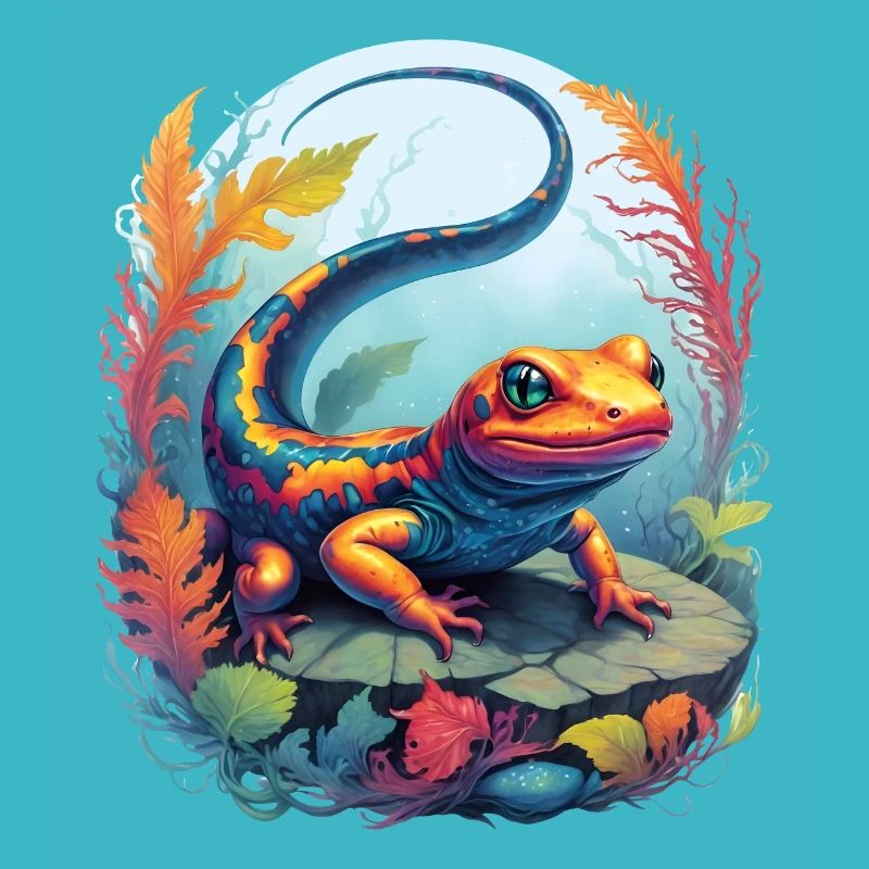 Salamander Underwater