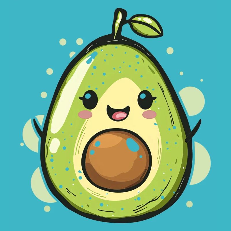 Avocado Comic Design