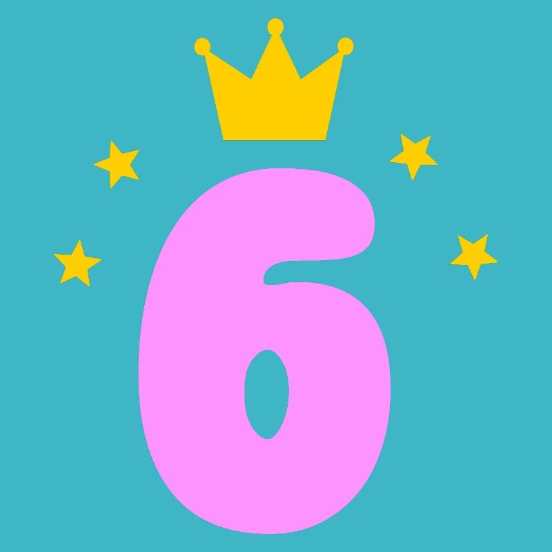 Mädchen 6. Geburtstag