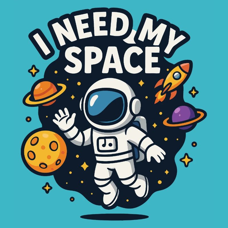 Astronaut "I need my space"