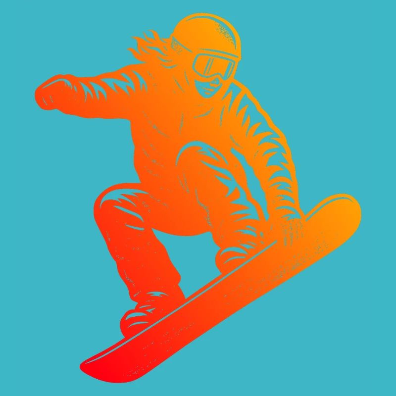 Simple snowboard timeless design