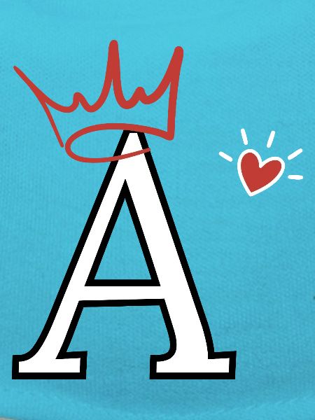 Heart Crown Letter