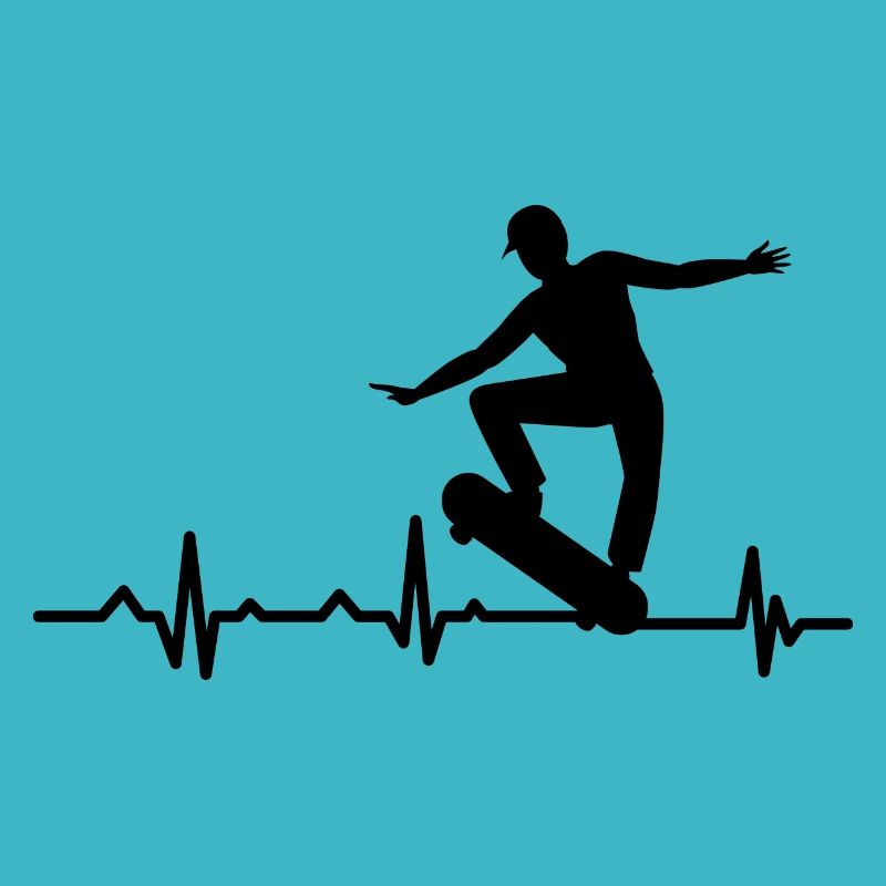Herzschlag - Skater - Skateboard - Heartbeat
