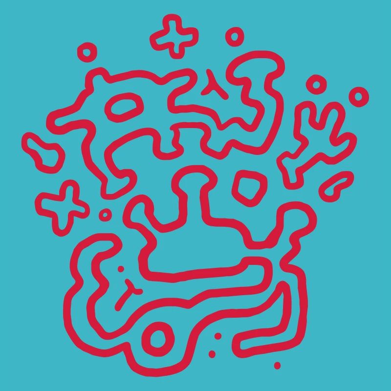 Abstrakte Kunst Tribal