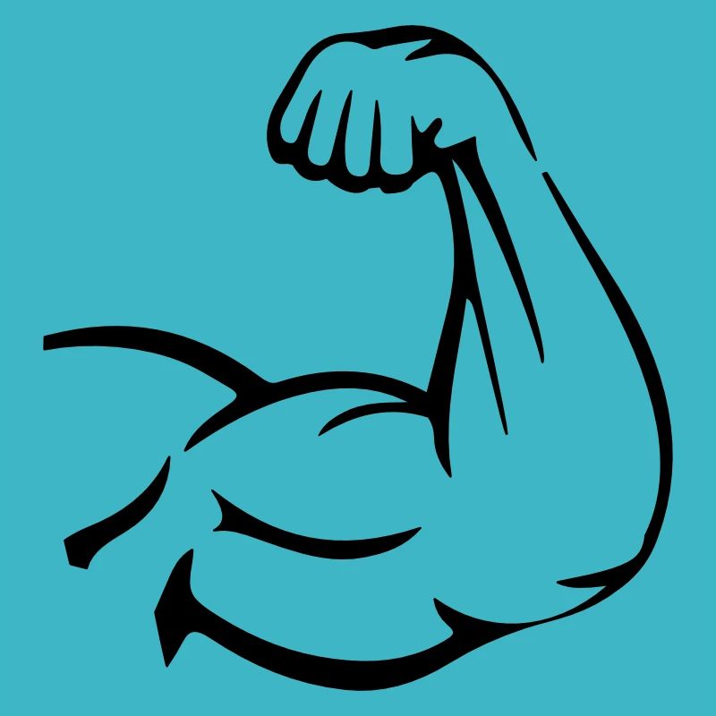 Arm muscles biceps
