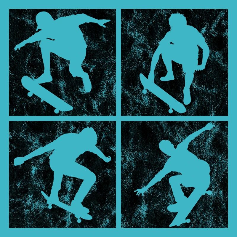 Skateboard Skateboarder Skateboarding Skate Retro