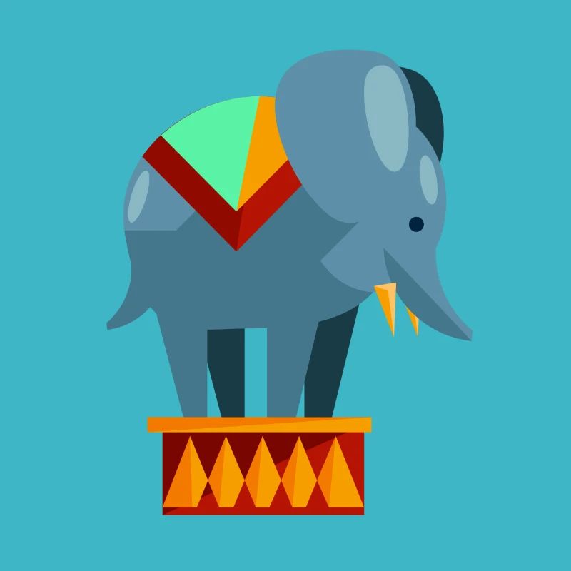 Éléphant de cirque