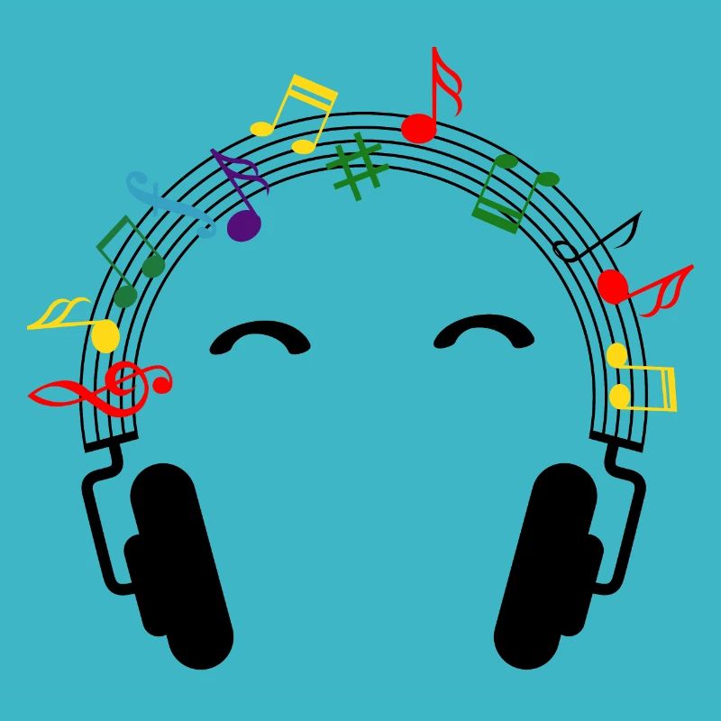 Musical sheet music musical notes pattern. Music