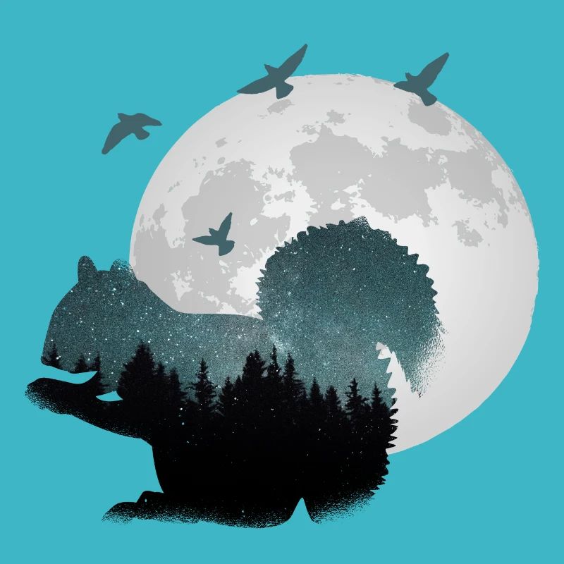 Squirrel with stars