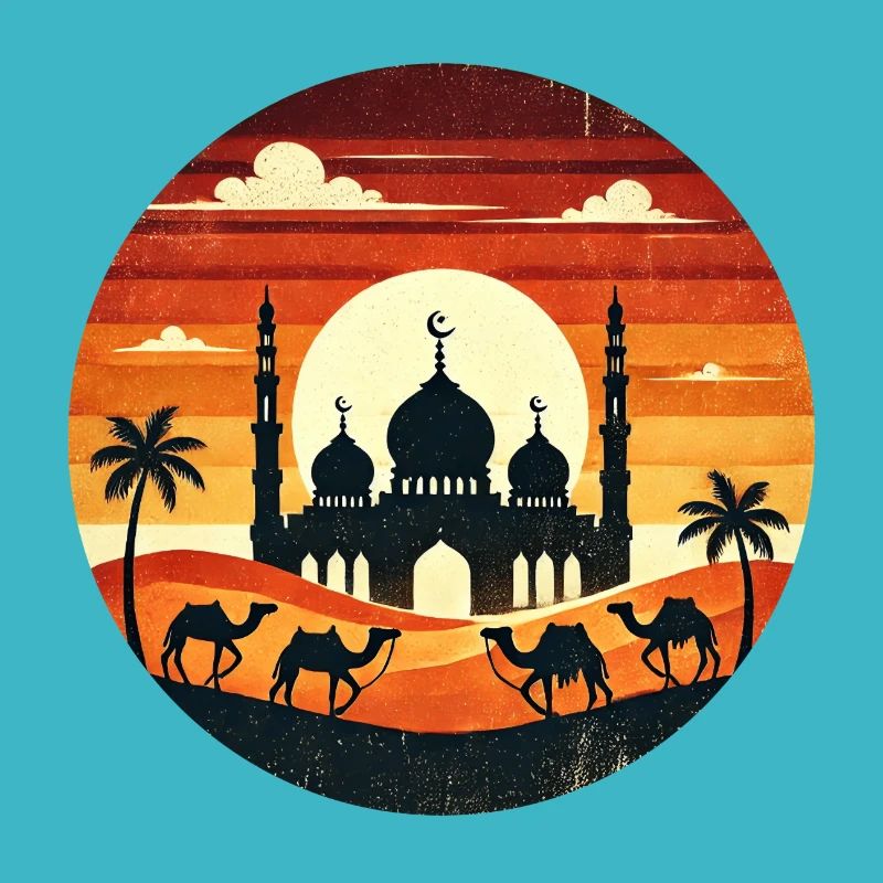 Marrakesh Mosque sunset