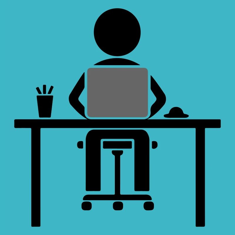 Arbeiter Computer Lernen
