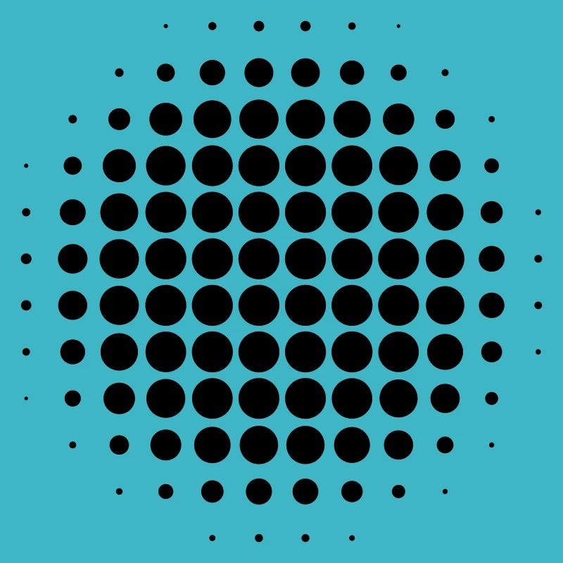 Halftone gift own design vector