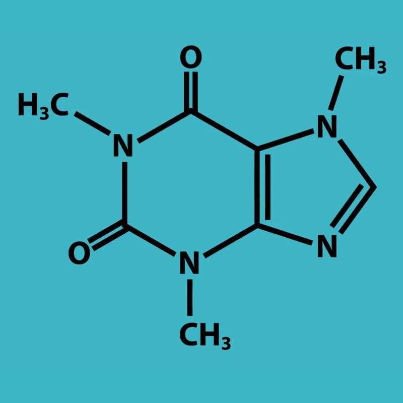 Koffein-Molekül