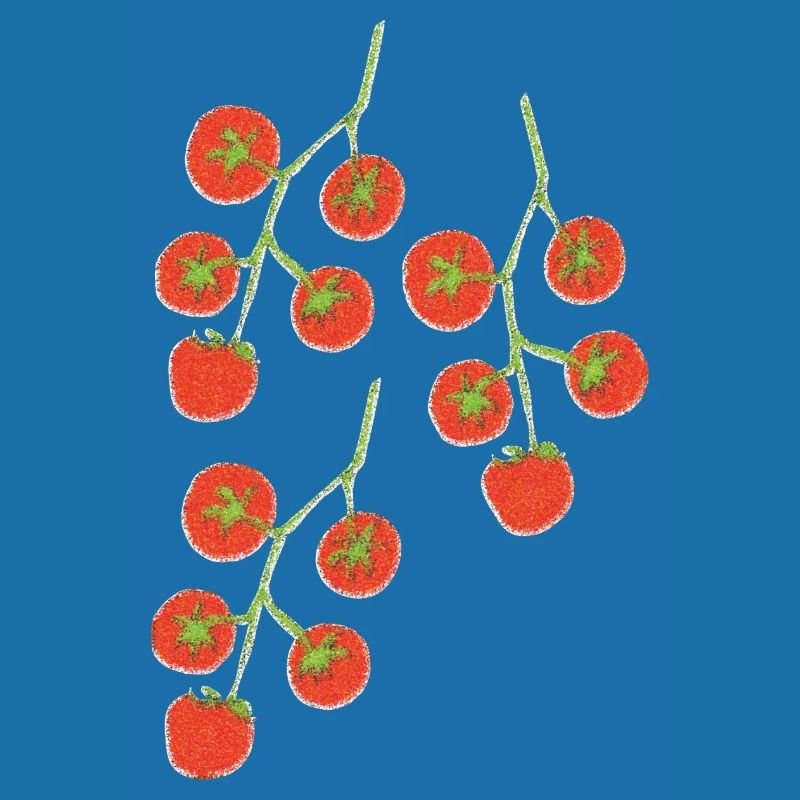 Impressionnisme du Buisson de tomate