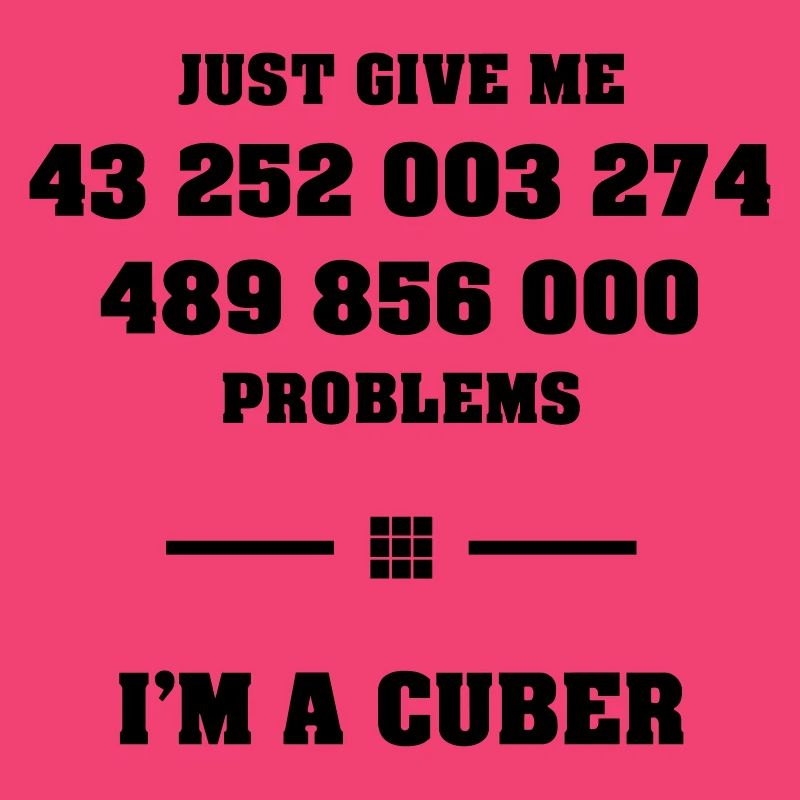 Combinaisons Magic Cube Speedcuber Cuber Cubing