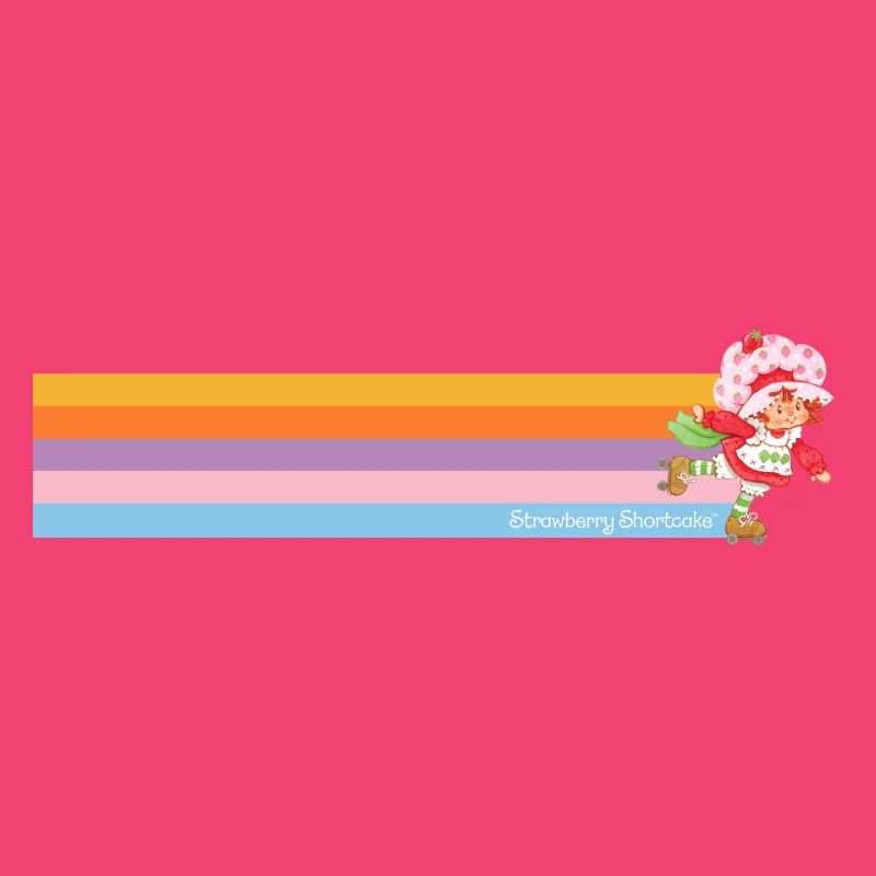 Emily Erdbeer Auf Rollerskates Regenbogen-Design