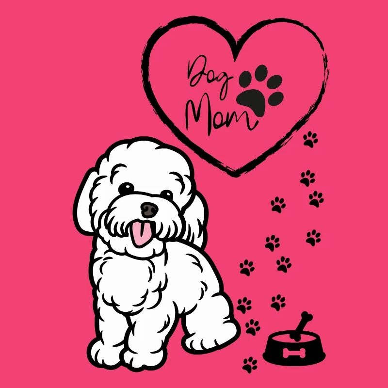 Pull mignon pour maman chien, pull chiot pour femme