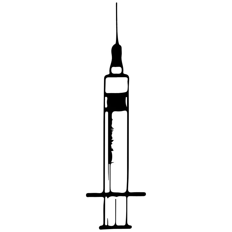 Syringe injection needle 1c.