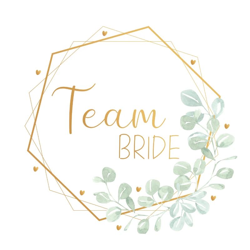 Eucalyptus Heart Mint - Team Bride - 3
