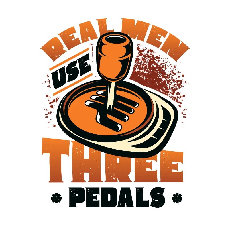 Real men use three pedals auto shifting