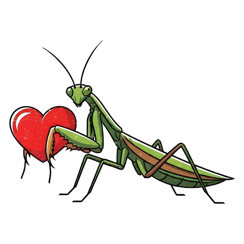 Praying Mantis Praying Mantis Heart
