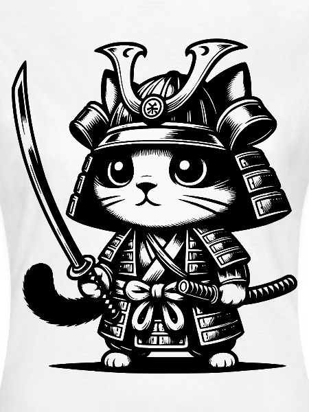 Samurai-Katze – Originalgeschenk