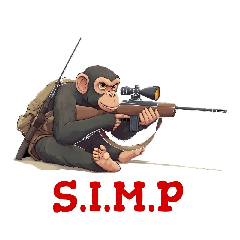 Monkey, meme, Sniper Rifle