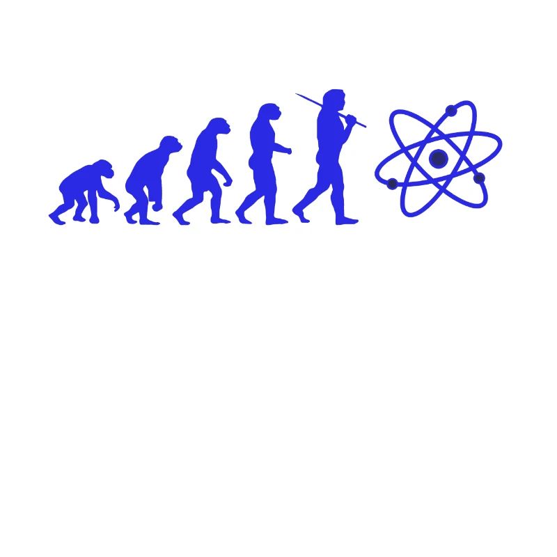 SCIENCE Evolution mit Atom Neutron atom