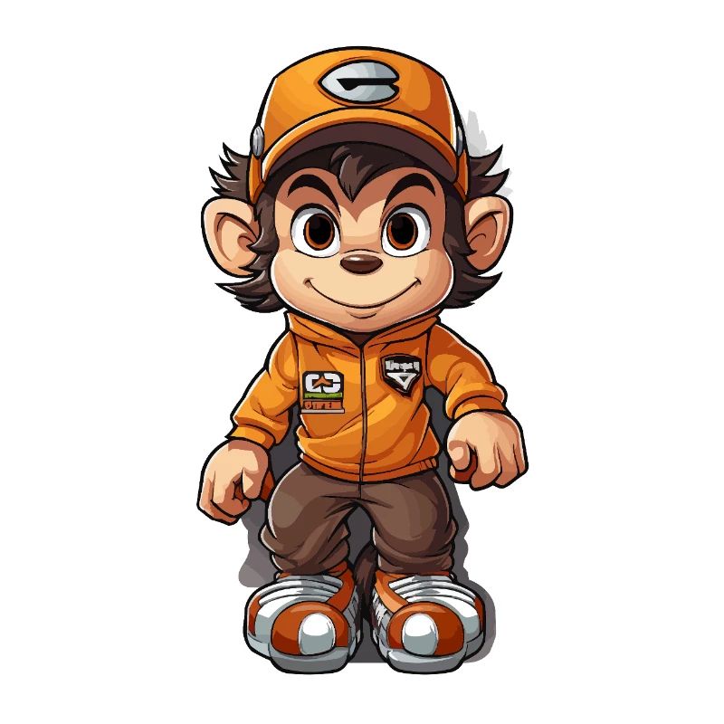 Monkey Skateboard Deck