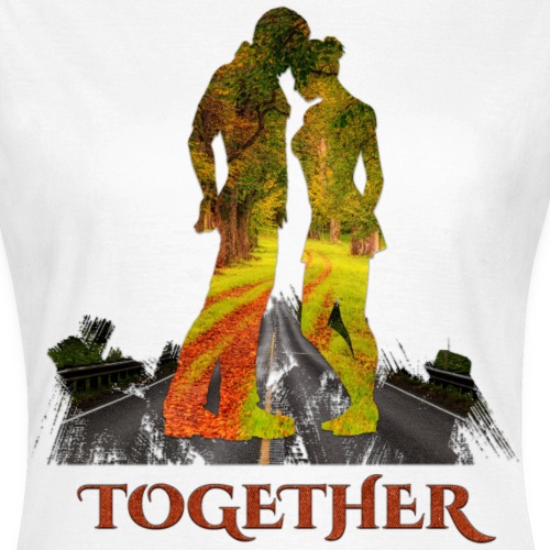 Together -by- T-shirt chic et choc - T-shirt Femme