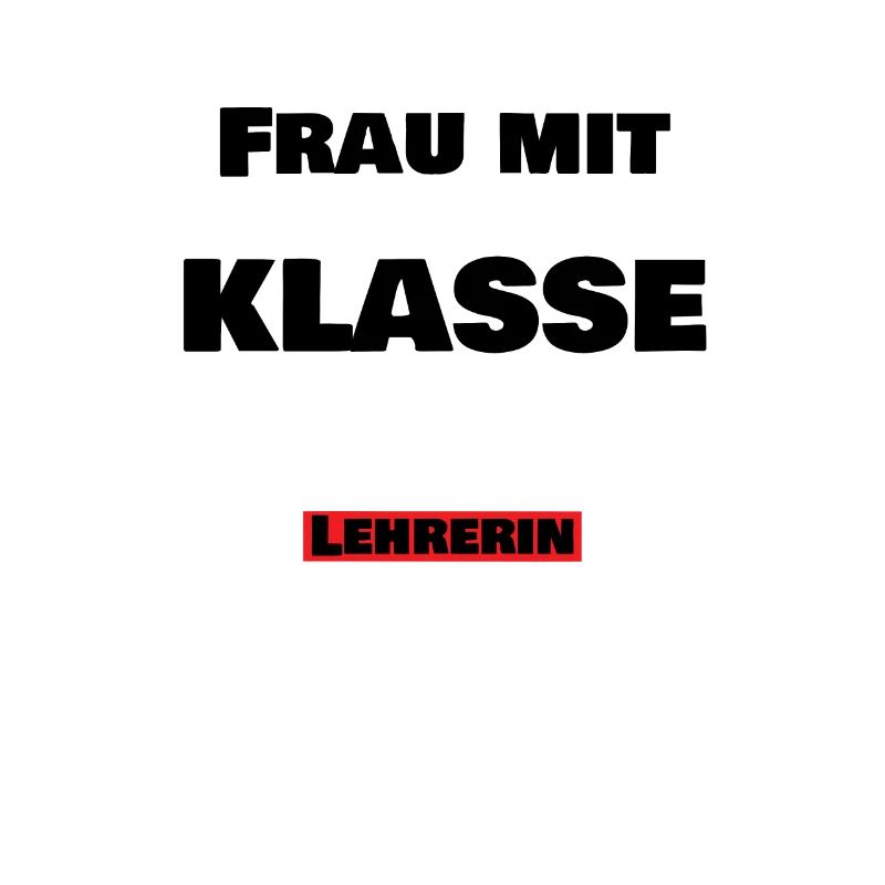 Frau mit Klasse Lehrerin