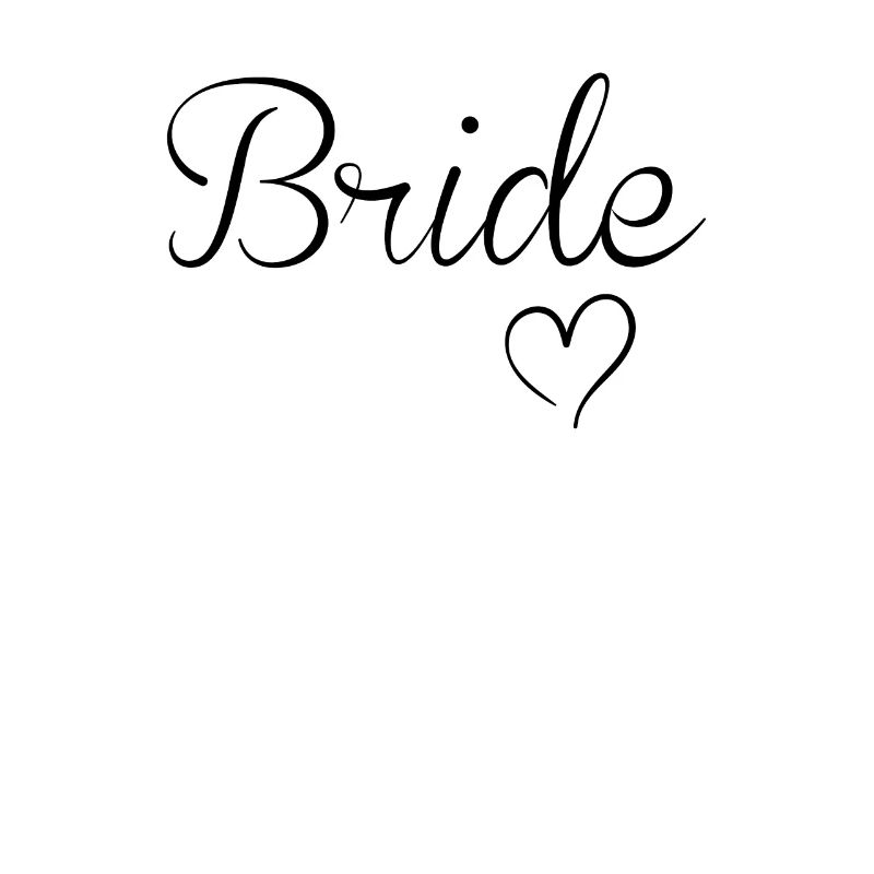 Bride lettering Bride