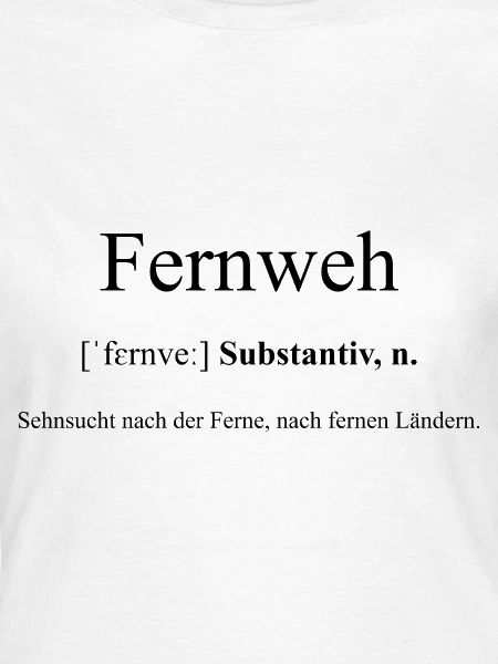 Fernweh Definition Dictionary