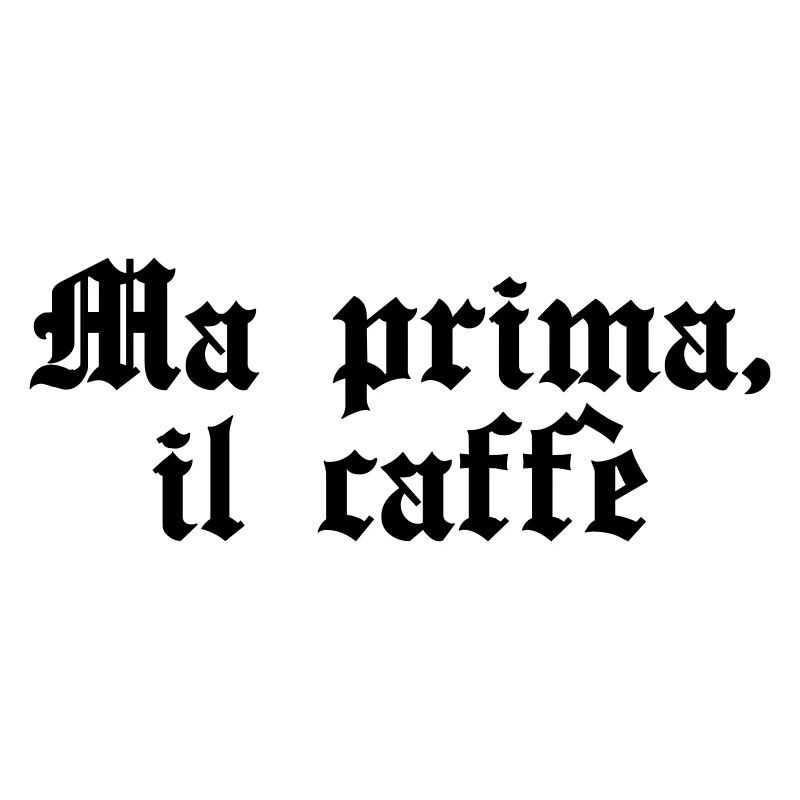 Ma prima, il caffè