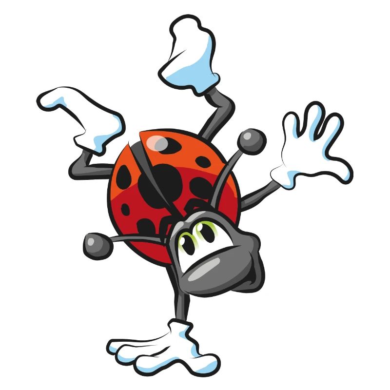 Ladybug Handstand Happiness Comic