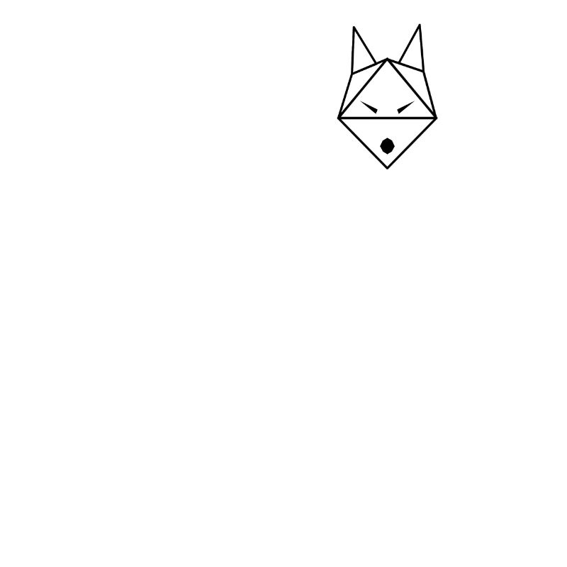 Fuchs logo minimaliste triangle triangle style