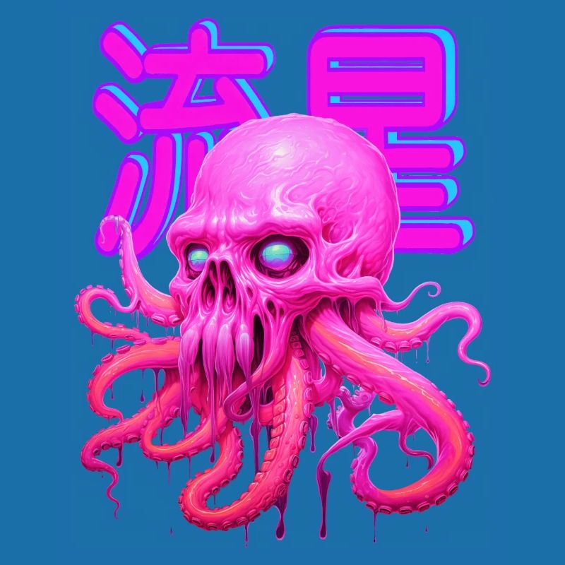 PINK OCTOPUS SCULL!