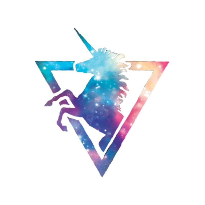 UNICORN GALAXY TRIANGLE UNIVERSE